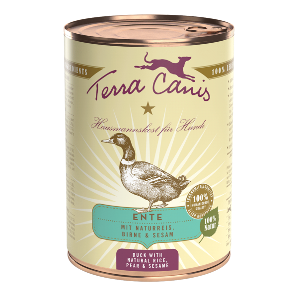 Classic getreidearm Ente m. Naturreis,Rote Beete,Birne&Sesam