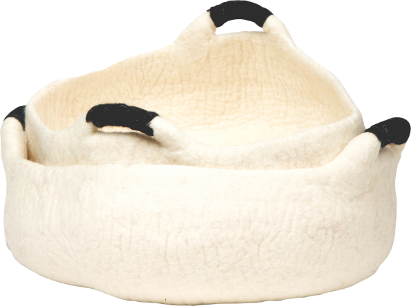 DDKC Korb mit Griffen,  weiss