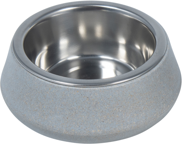 JV BON APPETIT Bambusnapf mit Edelstahl Blau