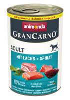 Animonda, Hund, GranCarno Adult m. Lachs+Spinat