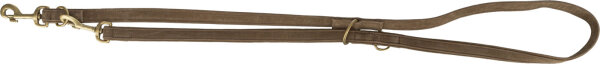 Pure V-Leine, Leder, braun