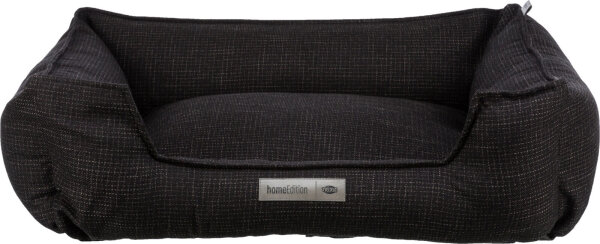 Bett Talis, eckig, schwarz