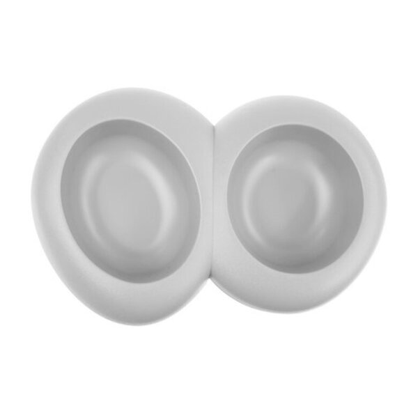 Napf Ciottoli, hellgrau - 23.5x40x6.5 cm