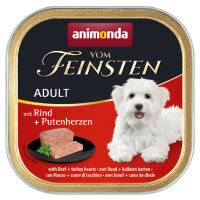 Animonda, Hund, Vom Feinsten Adult mit Rind+Putenherzen -...