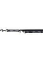 Explore V-Leine, schwarz, reflektierend - M-L: 2 m/25mm