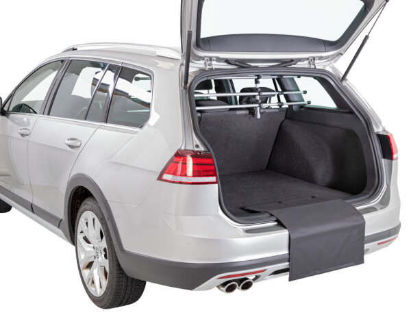 Stoss-Stangenschürze, schwarz - 50×60cm