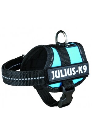Julius-K9 Powergeschirr, Baby aquam. - 30-40cm,1/XS