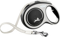flexi New COMFORT, Gurt, schwarz - L: 8 m