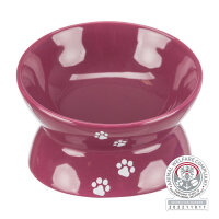 Napf, erhöht, Keramik, 0,15 l/ø 13cm, beere