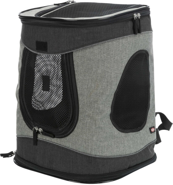 Timon Rucksack, 34×44×30cm, schwarz/grau