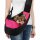 Fronttasche Sling, pink/schwarz - 50×25×18cm