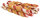 Denta Fun Barbecue-Kaurollen, Huhn, 12cm, 10St., 80g - nur per VE6Stk.