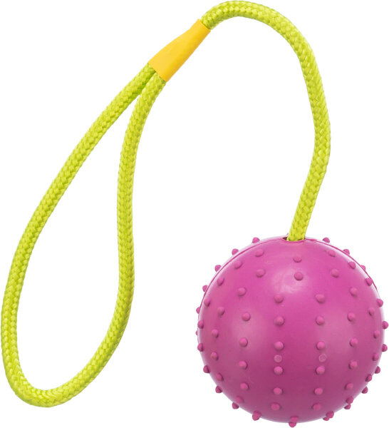 Gummiball am Seil, 30cm - ø7cm