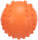 Ball, Naturgummi, mit Quietscher, orange - ø 6cm