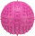 Ball, Naturgummi, mit Quietscher, pink - ø 9 cm