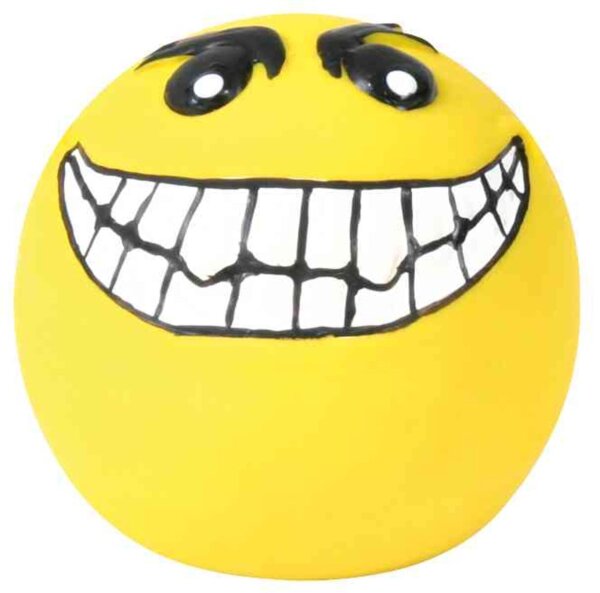 Smiley, Latex/Polyestervlies, ø6cm - nur per VE 4Stk.