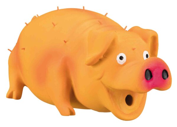 Borstenschwein, Original-Tierst.,Latex,schwer - 21cm