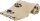 Fleecedecke "Barney", beige m.Pfoten - 1.5x1m