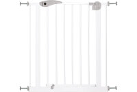 Hundeabsperrgitter,Metall,75-85×76cm,weiss