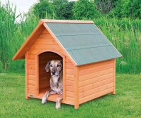 natura Hundehütte mit Satteldach, L - 96x105x112cm,...