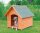 natura Hundehütte mit Satteldach, L - 96x105x112cm, 2 Kartons