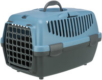Transportbox Capri dunkelgrau/pastellblau - 1, XS:...