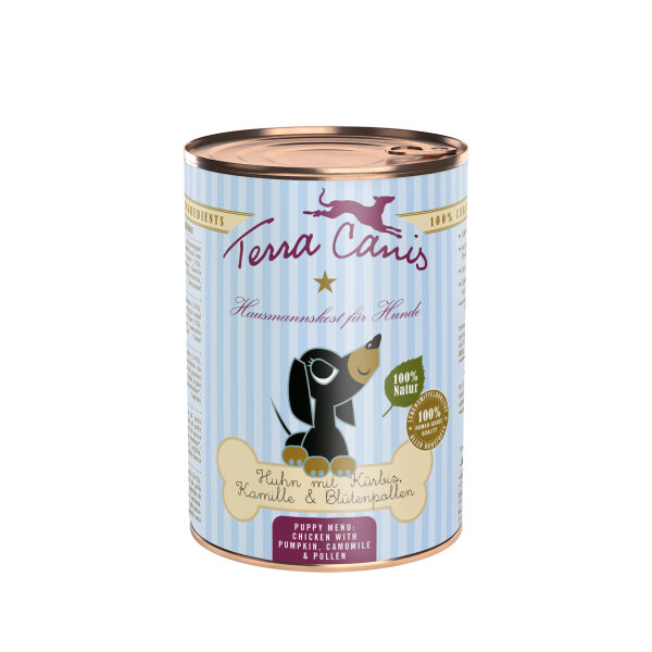 Welpen, Huhn m. Kürbis,Kamille+Tomate - 400g