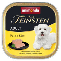 Animonda, Hund, V. Feinsten Adult, Pute+Käse - 150g...