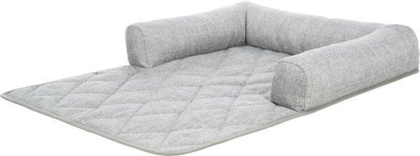 Polster-Schondecke Nero, eckig, 52×75cm, hellgrau