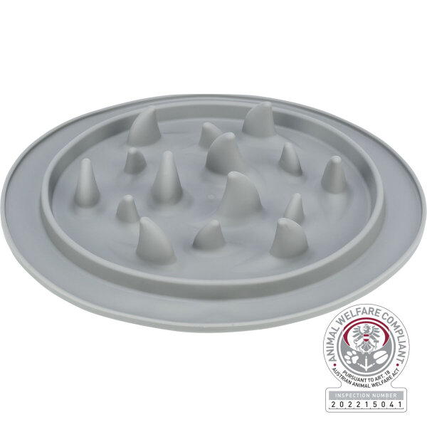 Slow Feeding Matte, TPE, ø 24 cm, blau