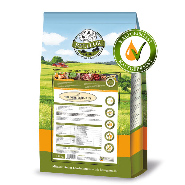 Bellfor Wildsee-Schmaus getreidefrei m. frischer Ente - 10Kg