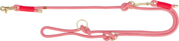 Soft Rope V-Leine, rot/creme - S-XL: 2,00 m/ø 10 mm