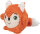 Fuchs, rund, Plüsch, 11cm