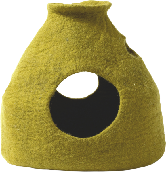 DDKC Höhle Purr-a-Boo, grün - 36x25x36cm