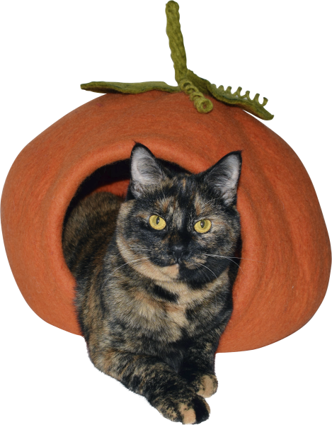 DDKC Höhle Kürbis, orange - 36x36x24cm