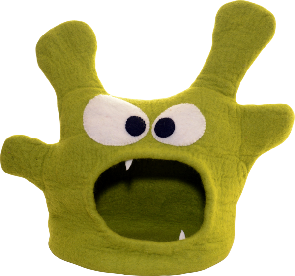 DDKC Höhle Monster, grün - 36x34x36cm