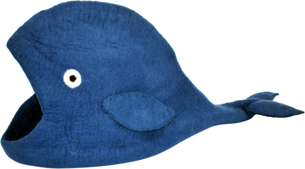 DDKC Höhle Wal, blau - 54x25x20cm