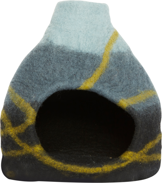 DDKC Höhle Vase, schwarz - 36x25x36cm