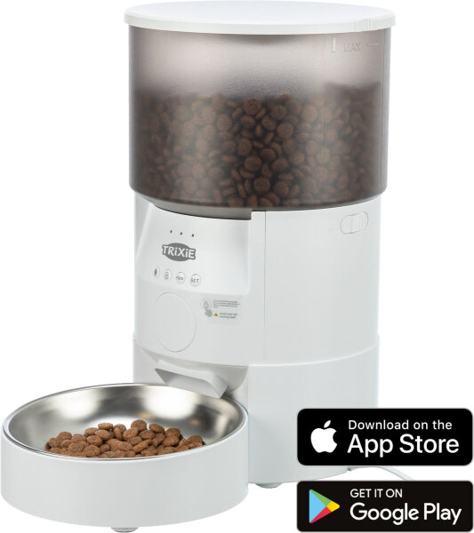 Futterautomat TX-S Smart 3.0l, weiss - 3 l/18×31×18cm