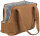Tasche Evelyn, braun/grau - 40×30×20cm