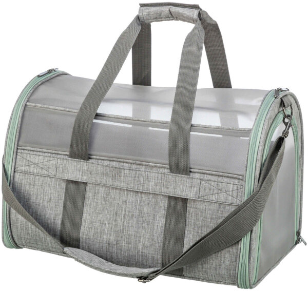 Tasche Dillon, grau/mint - 33×32×54cm