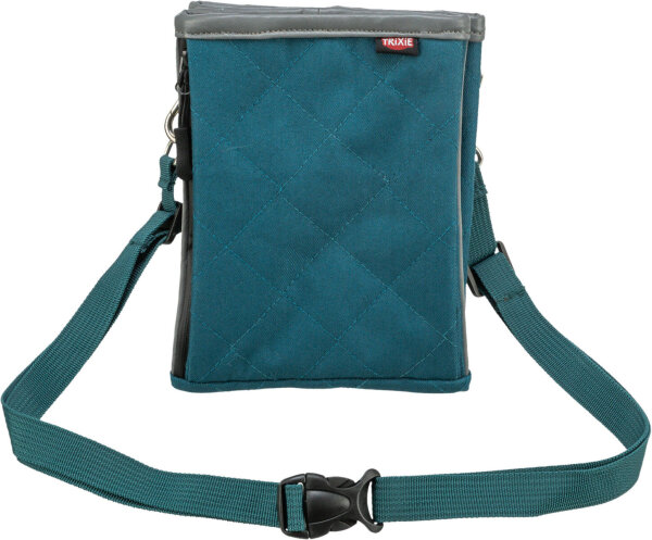 Snacktasche Twin, 15×18×2,5cm, petrol