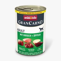 Animonda, Hund, GranCarno Adult m. Hirsch u. Apfel - 400g...