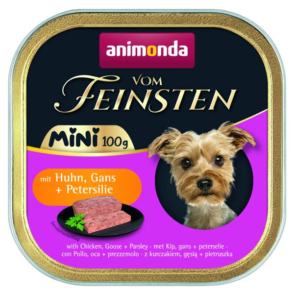Animonda, Hund, V. Feinsten Mini,Huhn, Gans+Petersilie - 100g / VE 32