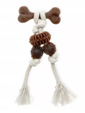 COMFY TOY DENTAL TOOTHER ECO WOODY BONE - 20cm