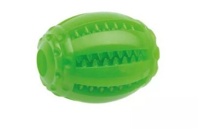 COMFY TOY DENTAL RUGBY MINT, GREEN - 8x6,5cm