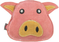 Schwein, Leder, 19cm