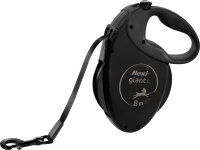 flexi GIANT Black Edition, Gurt, L: 8 m, mattschwarz