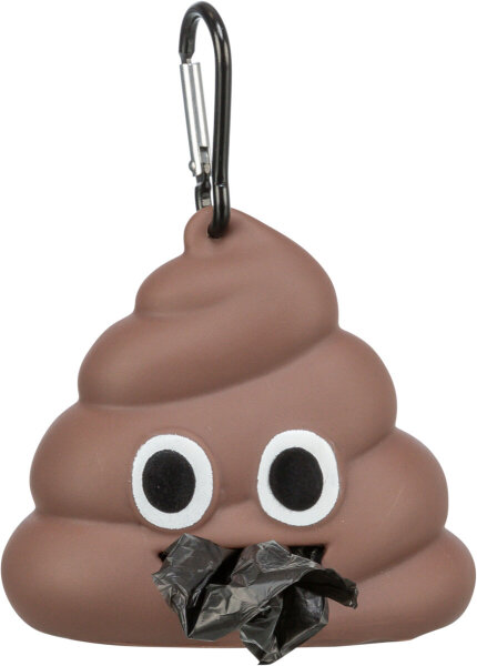 Kotbeutelspender, 8×5cm, 1 × 15 Btl., braun