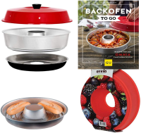 Set Kochbuch und Backofen Camping Kit 5-Teilig